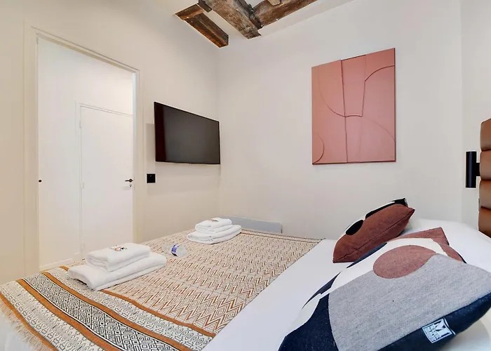 公寓 Les Halles - Grands Boulevards Cozy 1br - 4p *