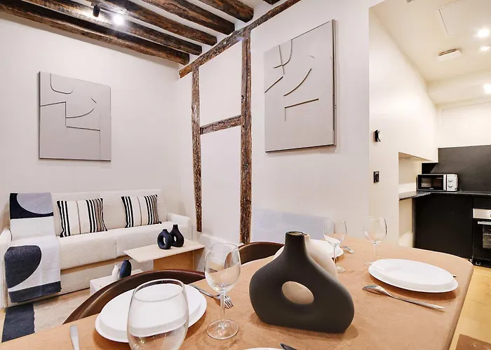 Les Halles - Grands Boulevards Cozy 1br - 4p 公寓
